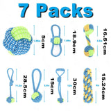 7 Pack Pet Dog Toys for Large or Small Dogs